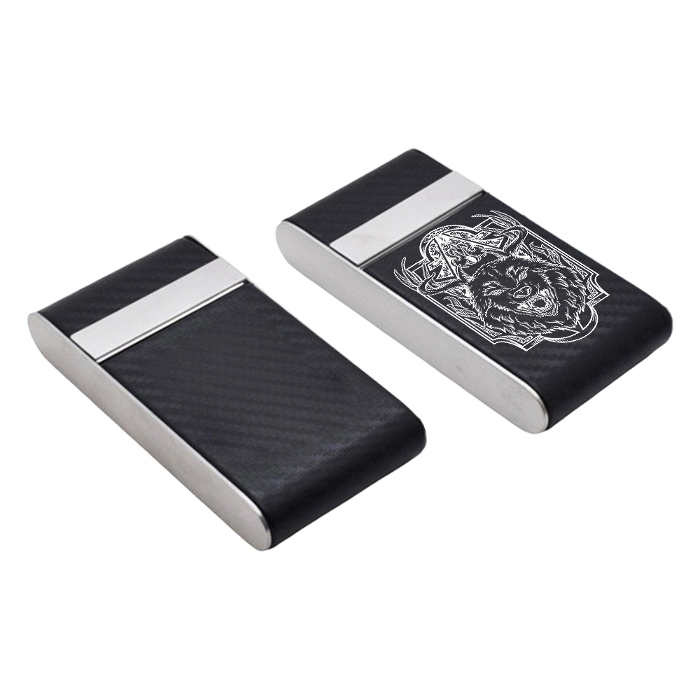 Wholesale Custom Metal Laser Engraving Mirror Card - Single-Sided Printable Business Card Holder for Work Party Supplies