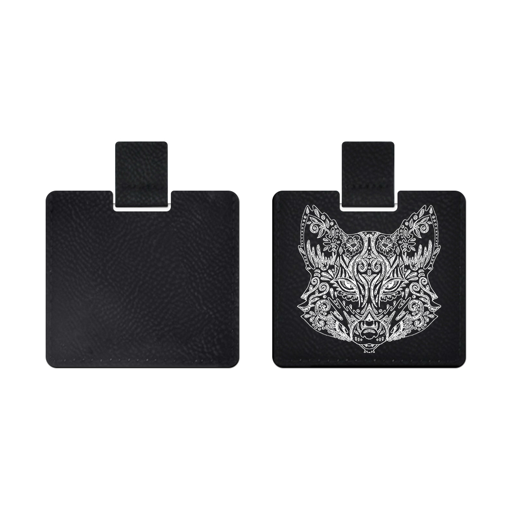 Wholesale Custom Metal Laser Engraving Mirror Card - Single-Sided Printable Business Card Holder for Work Party Supplies