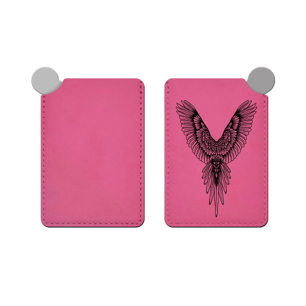 Wholesale Custom Metal Laser Engraving Mirror Card - Single-Sided Printable Business Card Holder for Work Party Supplies