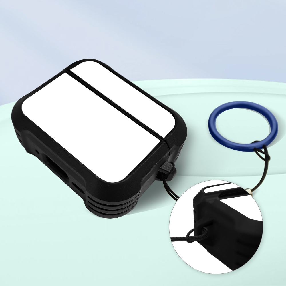 Wholesale 2D Blank TPU Sublimation Case for AirPods Pro 3 - 4-Corner Anti-Fall Earphone Cover for Airpods 2/3/4 Full Protection