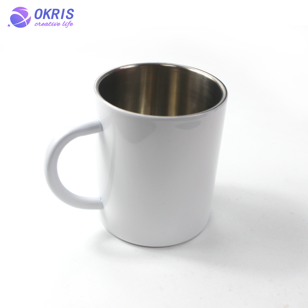 Wholesale Stainless Steel Sublimation Blank Mug Customizable Drinking Cups Coffee Mug