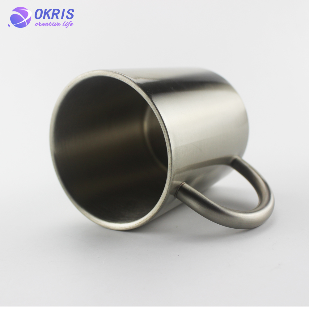 Wholesale Stainless Steel Sublimation Blank Mug Customizable Drinking Cups Coffee Mug