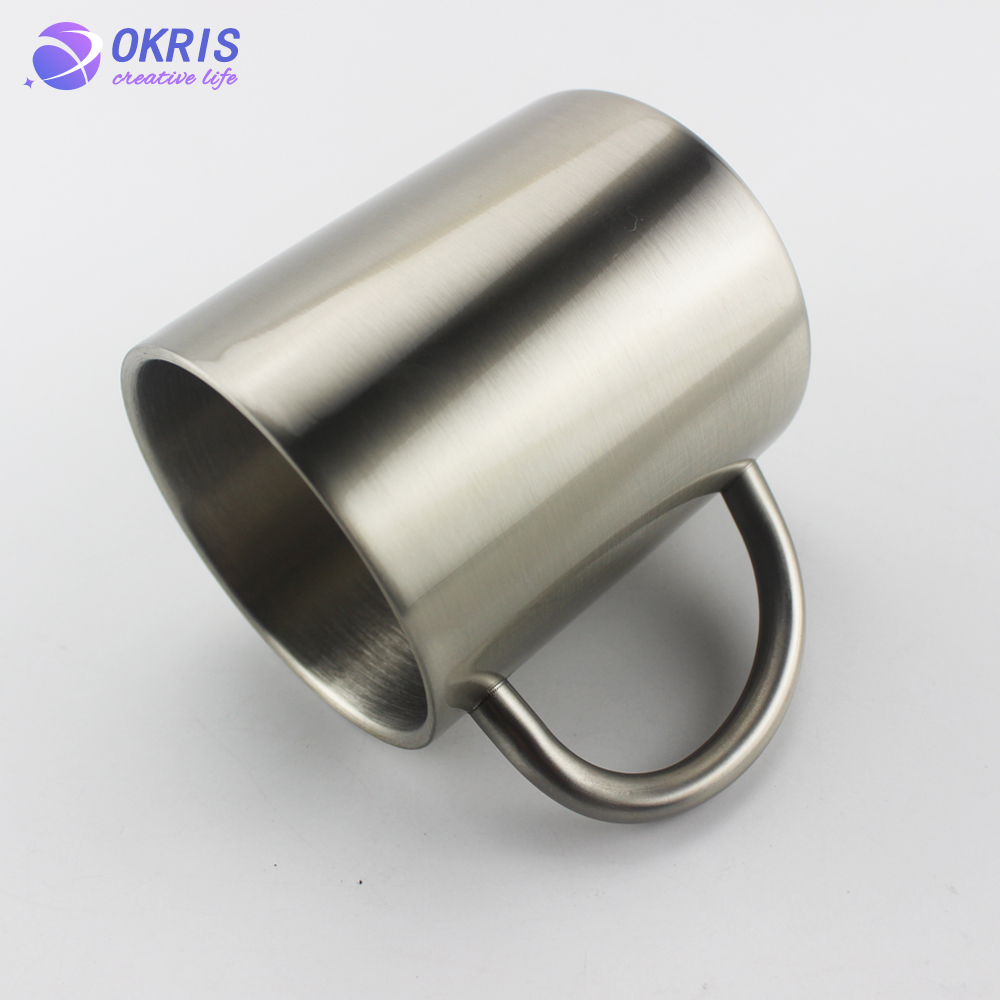 Wholesale Stainless Steel Sublimation Blank Mug Customizable Drinking Cups Coffee Mug
