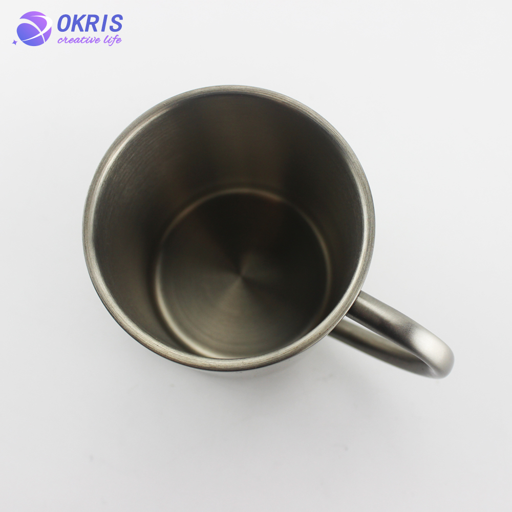 Wholesale Stainless Steel Sublimation Blank Mug Customizable Drinking Cups Coffee Mug
