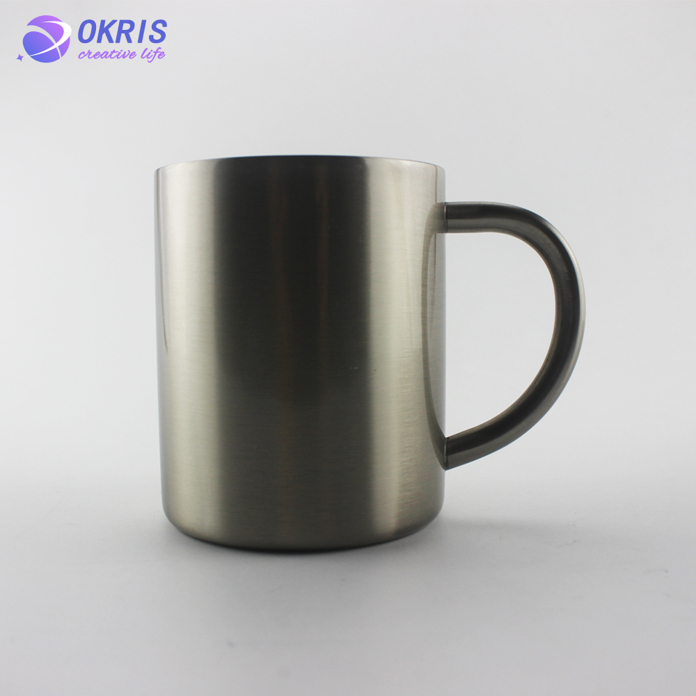 Wholesale Stainless Steel Sublimation Blank Mug Customizable Drinking Cups Coffee Mug