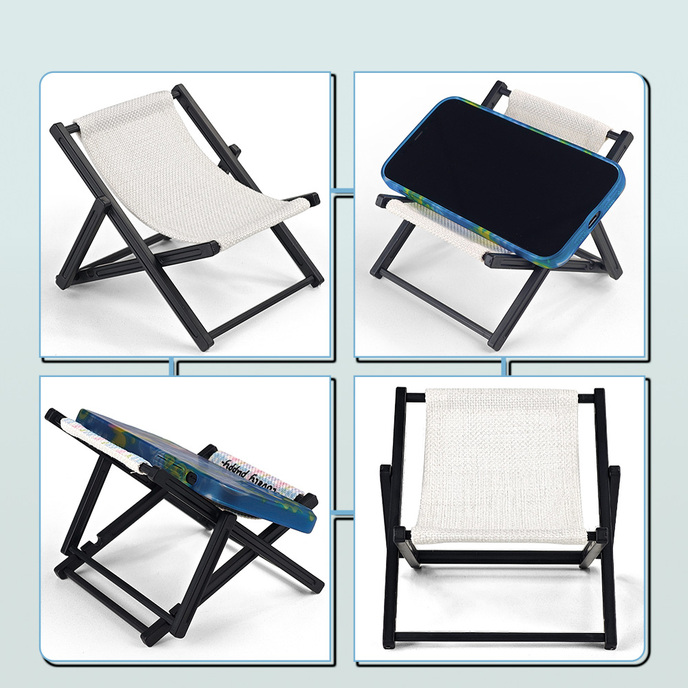 Wholesale Custom Chair Shape Sublimation Blank Phone Stand - Personalized Plastic Phone Holder for Heat Transfer Printing