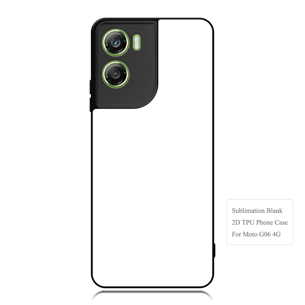 For Motorola G06 Sublimation Heat Transfer Phone Case - Premium 2D Printed TPU Cover with Custom Designs for Moto G86 Power