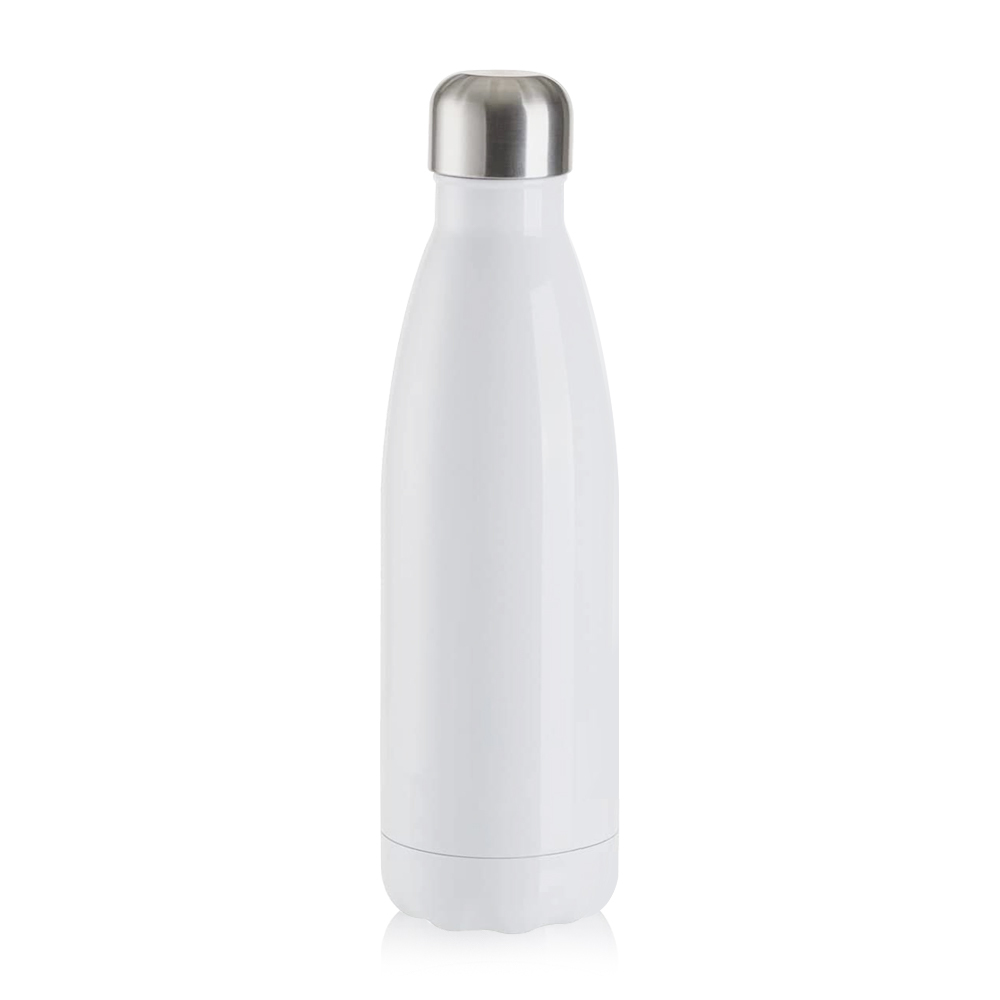 Custom Sublimation Blank Stainless Steel Coke Watter Bottle 500ml White Coke Thermos Bottle