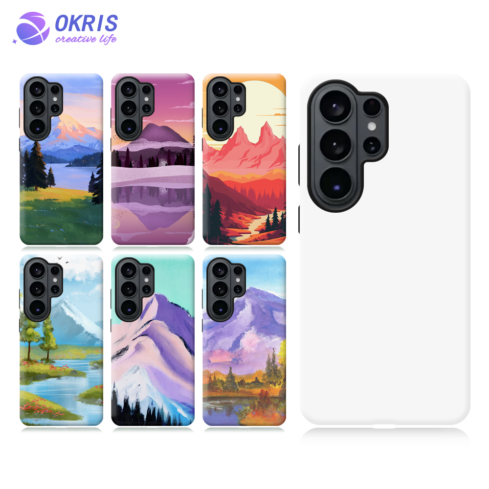 Customizable Sublimation 3D 2in1 Phone Case for Samsung S26 Edge Double Layer DIY Phone Cover For Samsung Galaxy S26 Pro/S26 Ultra