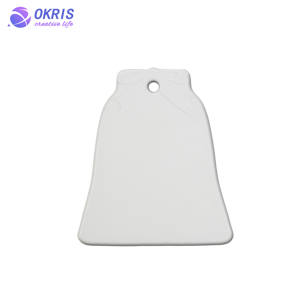 DIY Sublimation Christmas Polymer Ornament Double Sided Printing Xmas Pendant Personalized Holiday Decoration Sublimation Christmas Tree Ornament