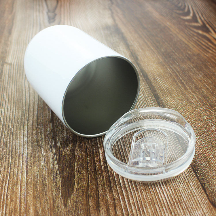 Custom 12oz Egg Mug Sublimation Bottle with Lid DIY Custom Photo Printing Coffee Cup Stainless Steel Sublimation Ready Travel Mug Personalized