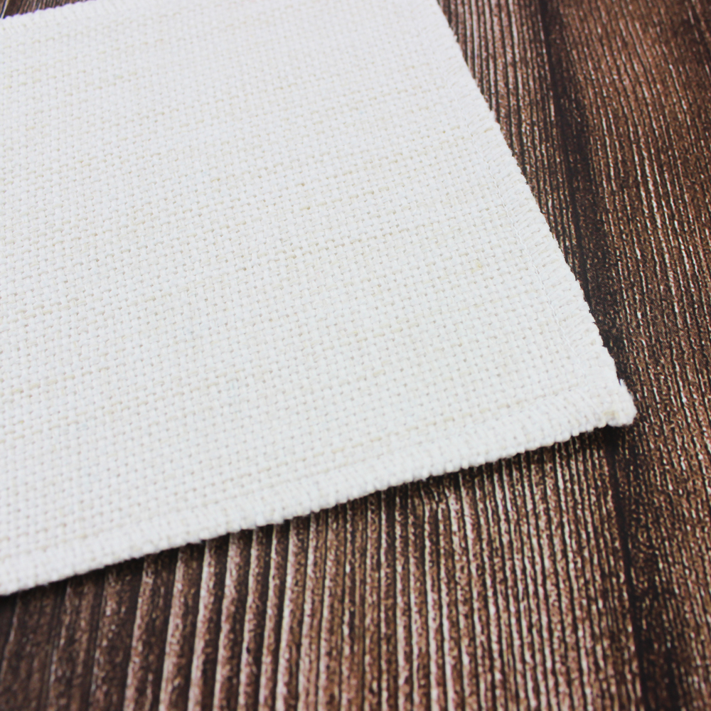 DIY Blank Sublimation Coaster Customizable Cotton Linen Drinking Pads for Party Supplies & Home Decor