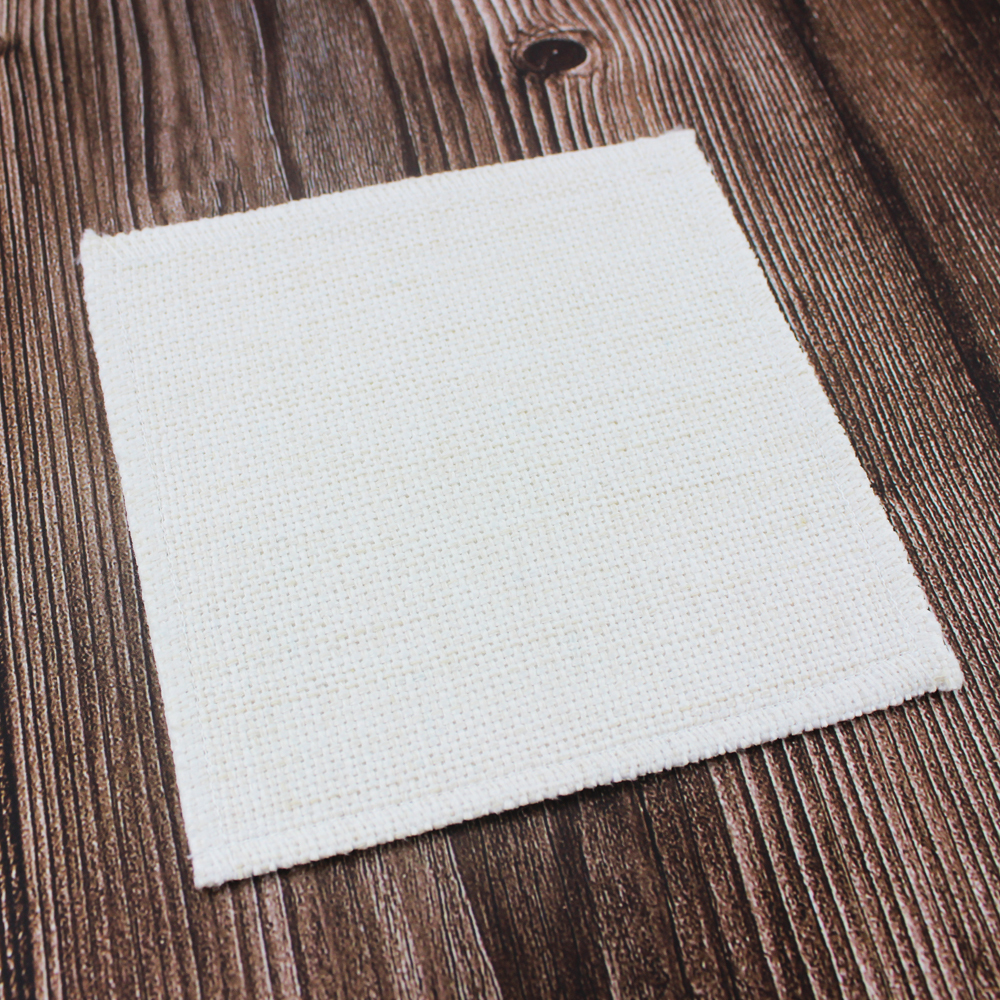 DIY Blank Sublimation Coaster Customizable Cotton Linen Drinking Pads for Party Supplies & Home Decor