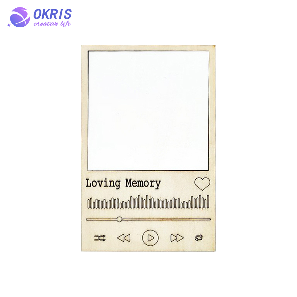 Custom Sublimation Blank MDF Mini Photo Frame Heat Transfer Memorial Gift for Christmas & Birthday & Special Event