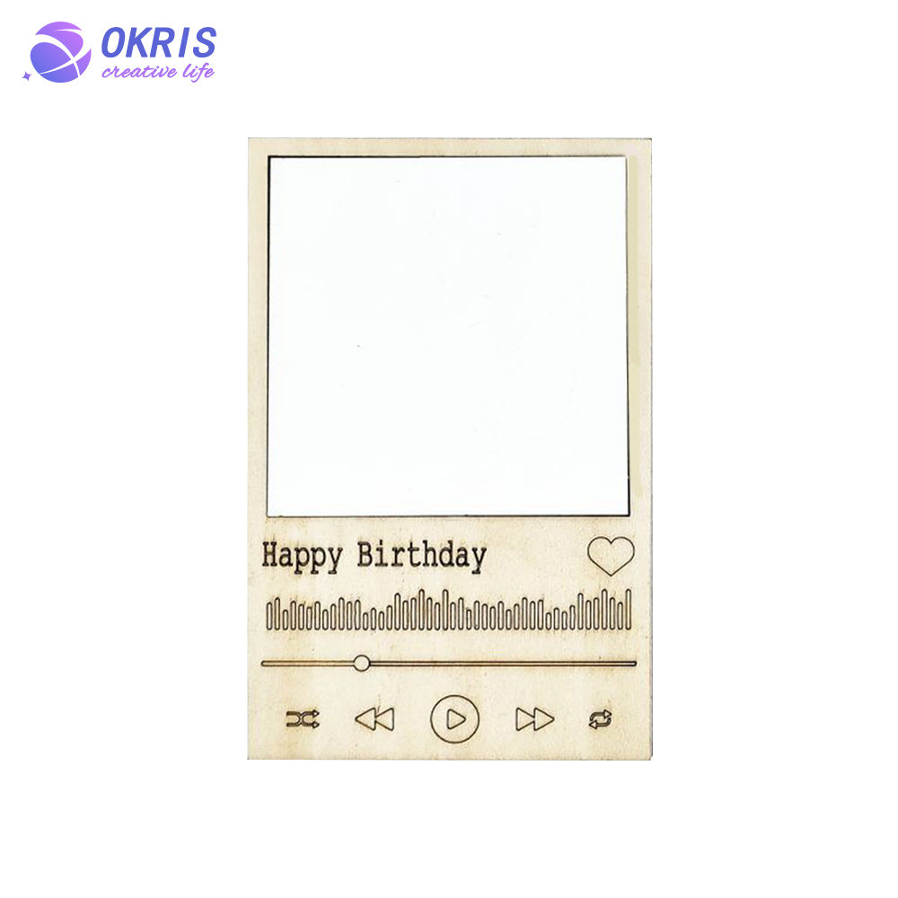 Custom Sublimation Blank MDF Mini Photo Frame Heat Transfer Memorial Gift for Christmas & Birthday & Special Event