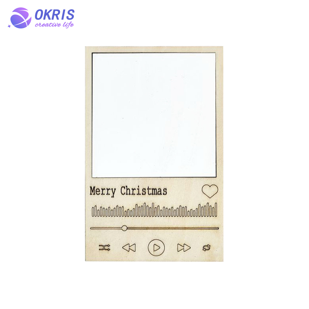 Custom Sublimation Blank MDF Mini Photo Frame Heat Transfer Memorial Gift for Christmas & Birthday & Special Event