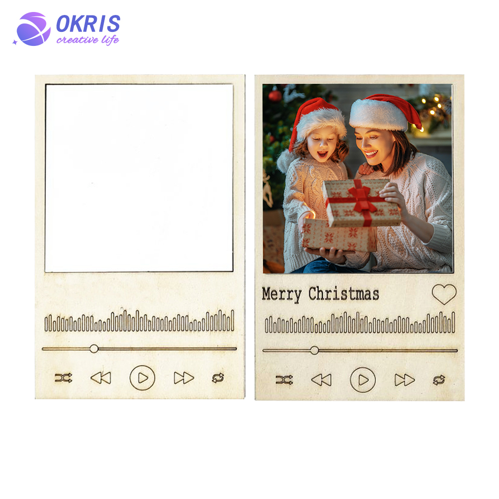 Custom Sublimation Blank MDF Mini Photo Frame Heat Transfer Memorial Gift for Christmas & Birthday & Special Event