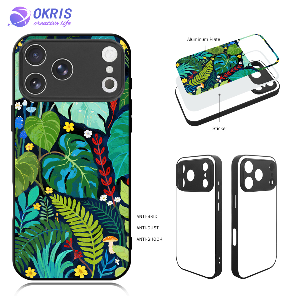 For iPhone 17 Pro Max Series Sublimation 2DTPU Case  - Custom DIY Phone Cover with Smooth Side & Fine Hole