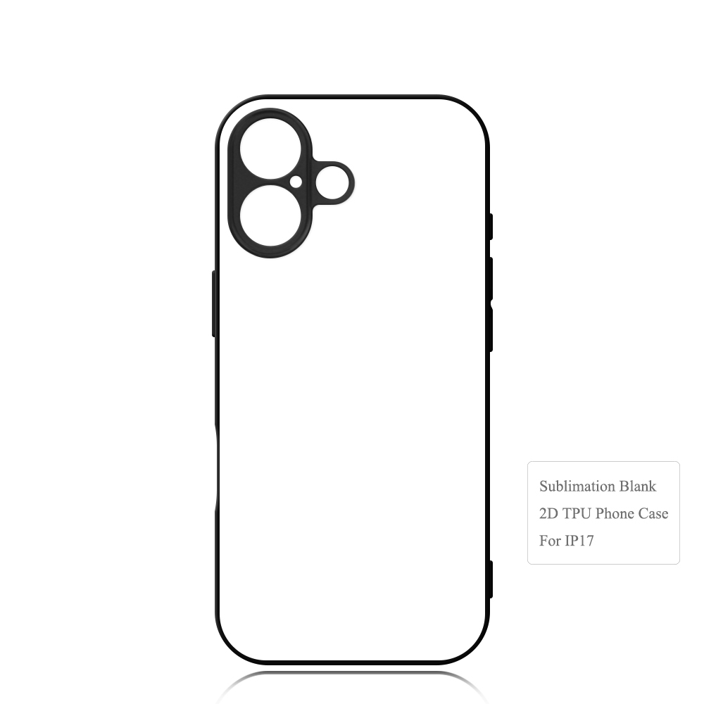 For iPhone 17 Pro Max Series Sublimation 2D TPU Case  - Custom DIY Phone Cover with Smooth Side & Fine Hole