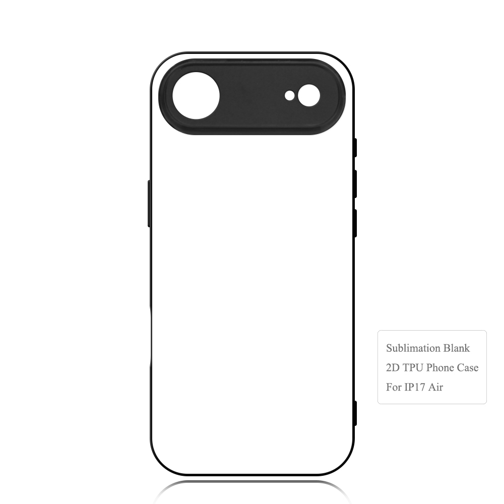 For iPhone 17 Pro Max Series Sublimation 2D TPU Case  - Custom DIY Phone Cover with Smooth Side & Fine Hole
