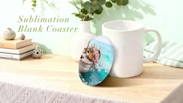 Wholesale Custom Sublimation Blank Acrylic Coaster - Single-Sided Clear DIY Drink Pad Coasters for Home Bar & Party Supplies