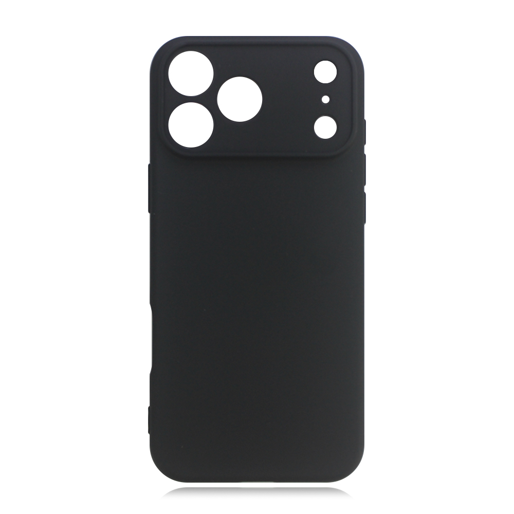 Premium Black&Transparent UV Phone Case  Compatible with iPhone Series with Camera Protection & Shockproof Design