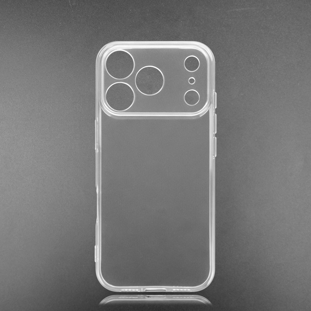 Premium Black&Transparent UV Phone Case  Compatible with iPhone Series with Camera Protection & Shockproof Design