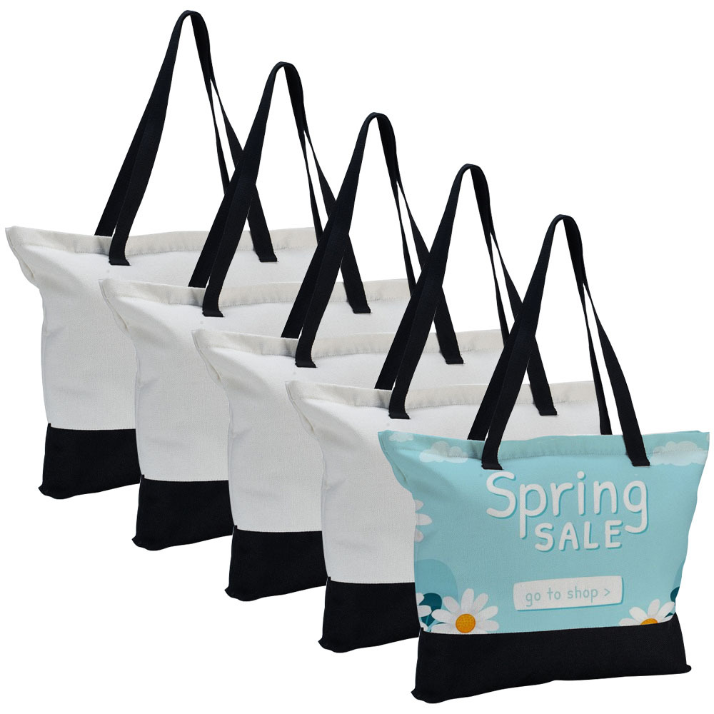 Wholesale Linen Tote Bag - DIY Custom Blanks Shopping Bag Reusable&Easy Storage Bags for Home Supplies
