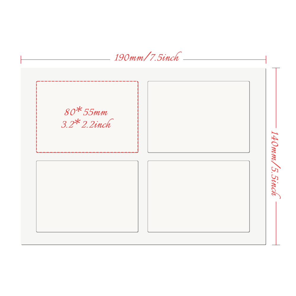 DIY Custom Sublimation Blank MDF Photo Panel Fridge Magnet for Weddings/Home Decor