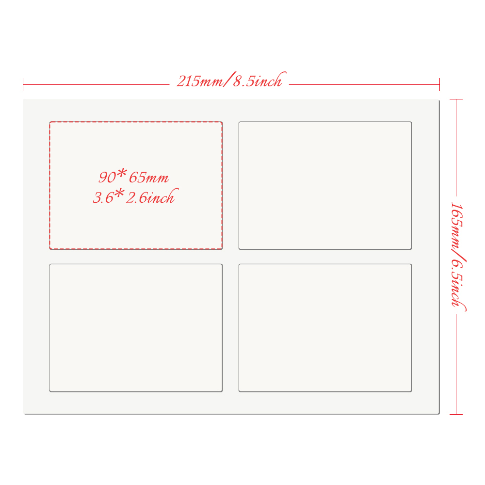 DIY Custom Sublimation Blank MDF Photo Panel Fridge Magnet for Weddings/Home Decor