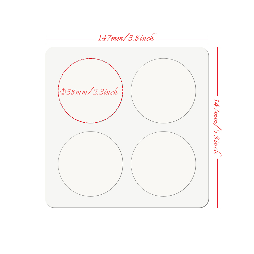 DIY Custom Sublimation Blank MDF Photo Panel Fridge Magnet for Weddings/Home Decor