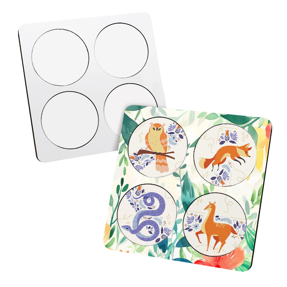 DIY Custom Sublimation Blank MDF Photo Panel Fridge Magnet for Weddings/Home Decor