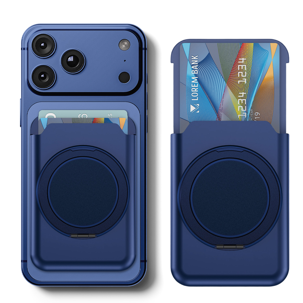 360 Degree Rotating Phone Card Wallet & Phone Stand Design 6 Color Avaliable Multi-Function Phone Stand