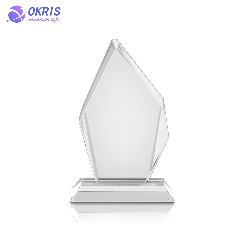 Sublimation Crystal Glass Photo Frame DIY Custom Photo Panel Desktop Decor Display Various Shapes Personalize Photo Gift Home Decor