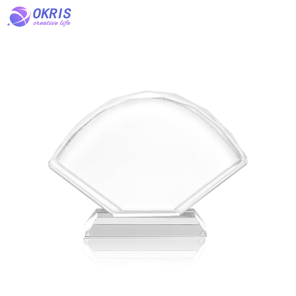 Sublimation Crystal Glass Photo Frame DIY Custom Photo Panel Desktop Decor Display Various Shapes Personalize Photo Gift Home Decor