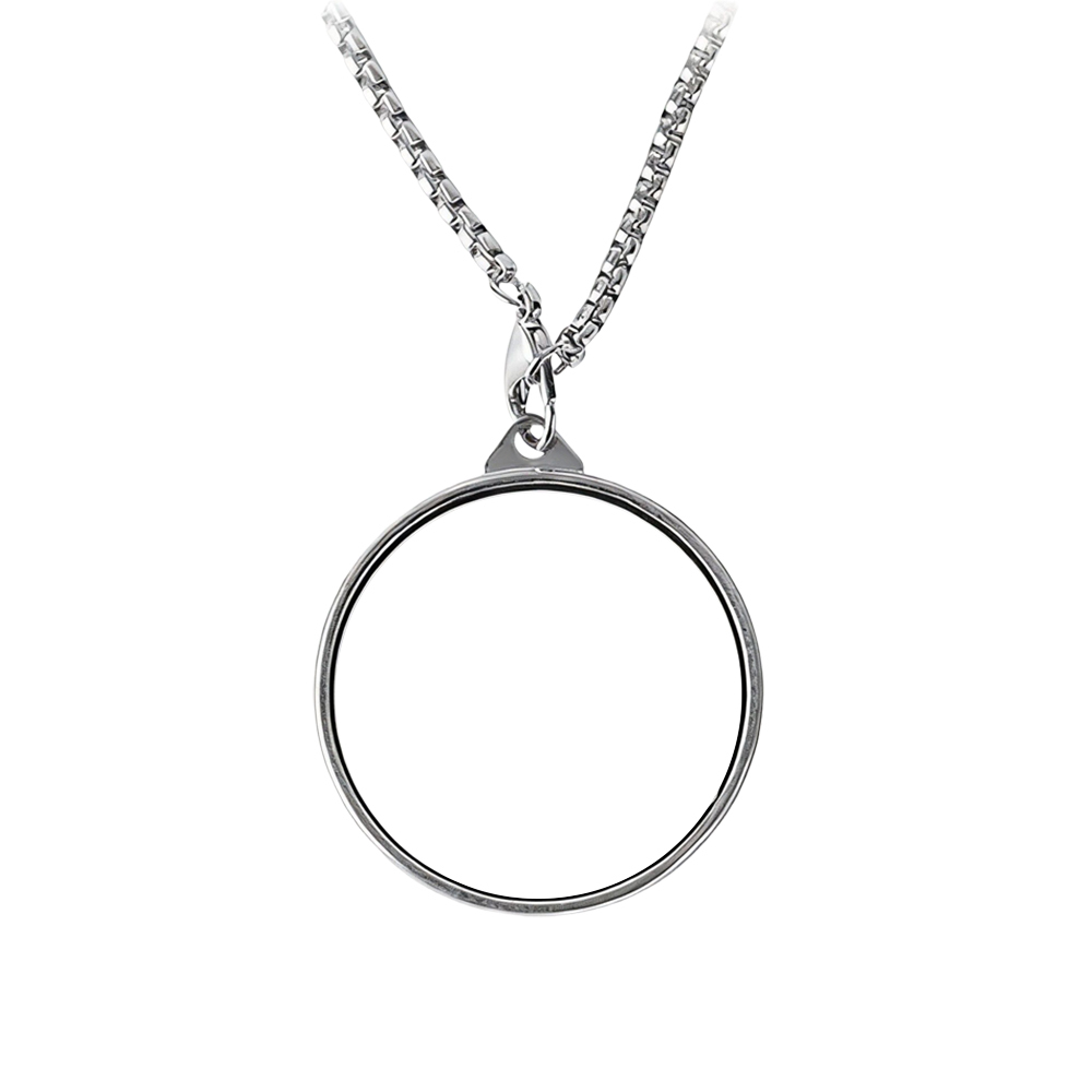 Wholesale Sublimation Necklace Custom Double Side Printing Necklace Personalized Jewelry Pendant for Women &Girls Memorial Gift