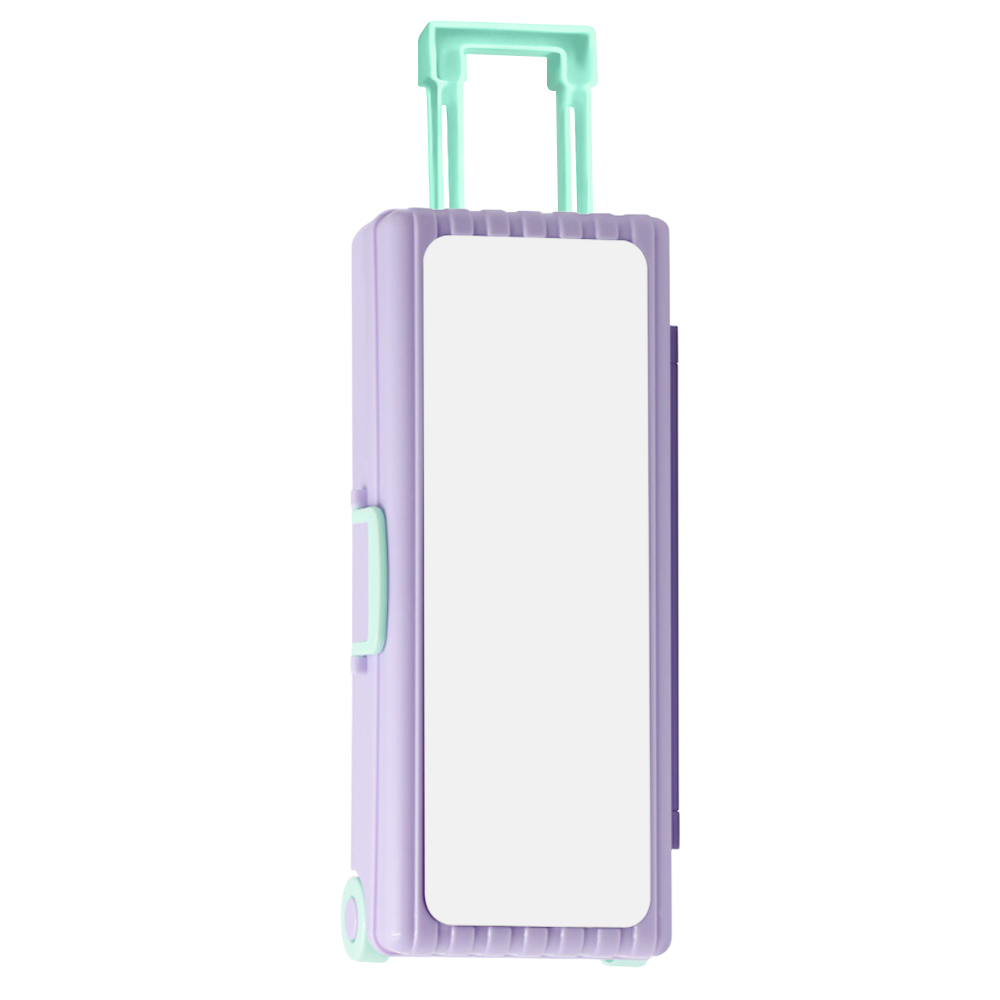 DIY Sublimation Plastic Pencil Case 5 Colors Available Multi-Function Cosmetic Brushes Box Personalized Makeup Storage Gift