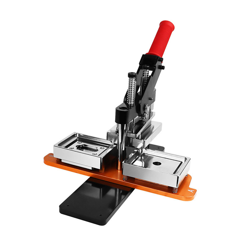 DIY Button Badge Maker Machine Fridge Magnet Metal Machine for Kids Crafting Custom Pin Maker Equipment Photo Badge Press Kit