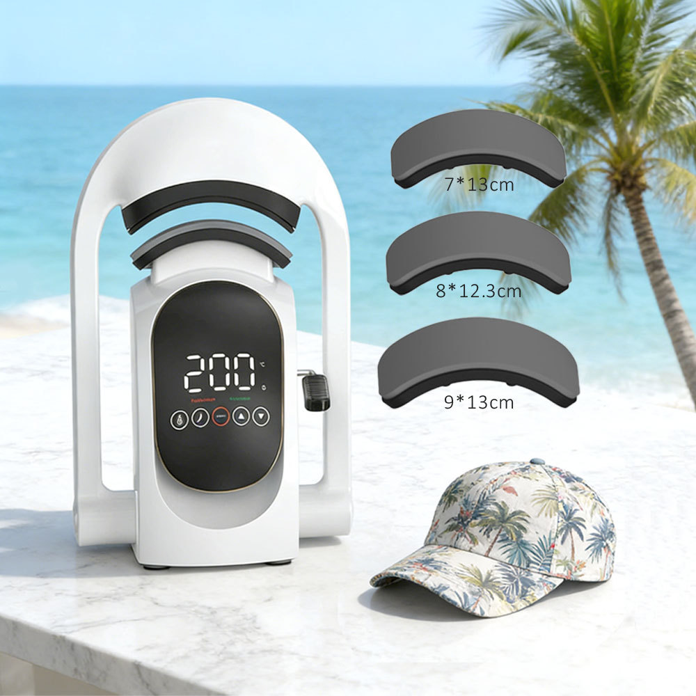 New Automatic Hat Heat Press Machine 3 Sizes Cap Base Sublimation 3in1 Machine for DIY Craft