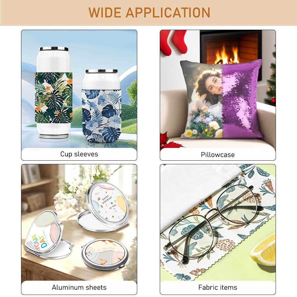 Sublimation Machine Multifunctional Automatic Flat Machine Adjustable Pressure Heat Press Machine for DIY Crafts Custom Printing