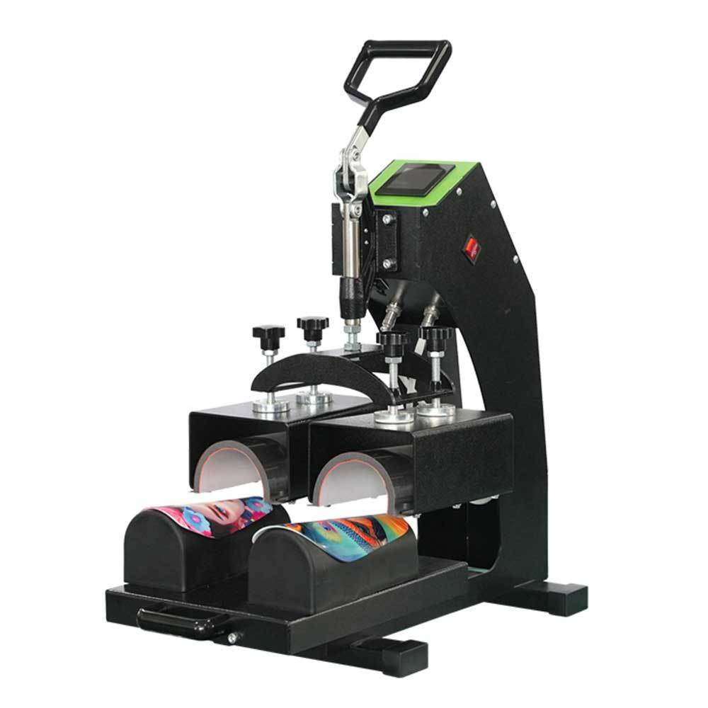 Double Station Shin Guard Heat Press Machine Popular Sublimation Machine Custom Soccer Shin Pads DIY Sports Protective Equipment