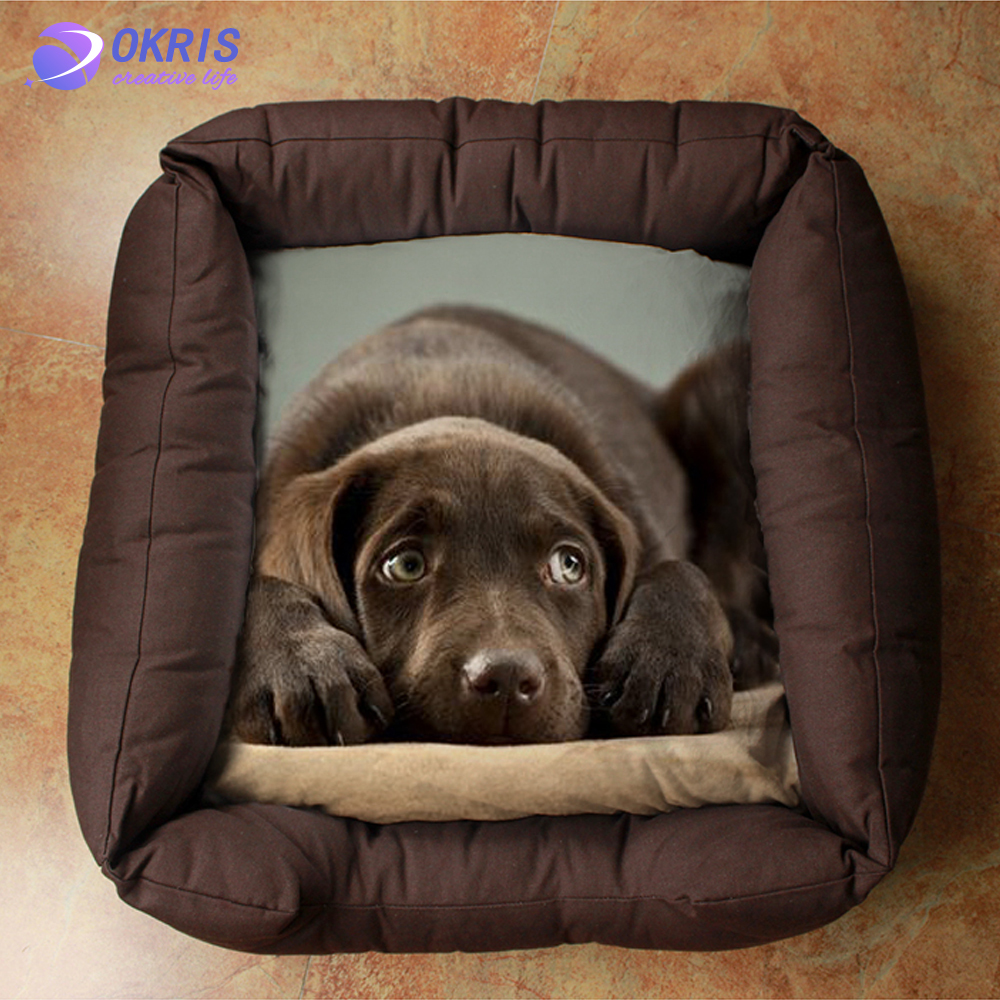 Custom Soft Blank Sublimation Oxford Cloth Pet Bed