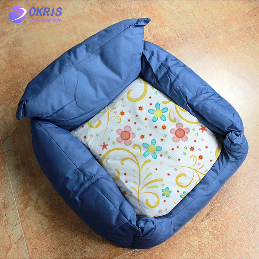 Custom Soft Blank Sublimation Oxford Cloth Pet Bed