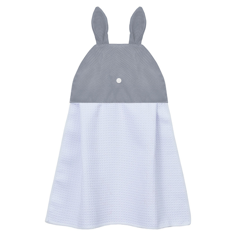 DIY Sublimation Waffle Towel Hand Towel Blanks for Kitchen - Rabbit Shape Multi-Purpose Heat Transfer Dish Towel