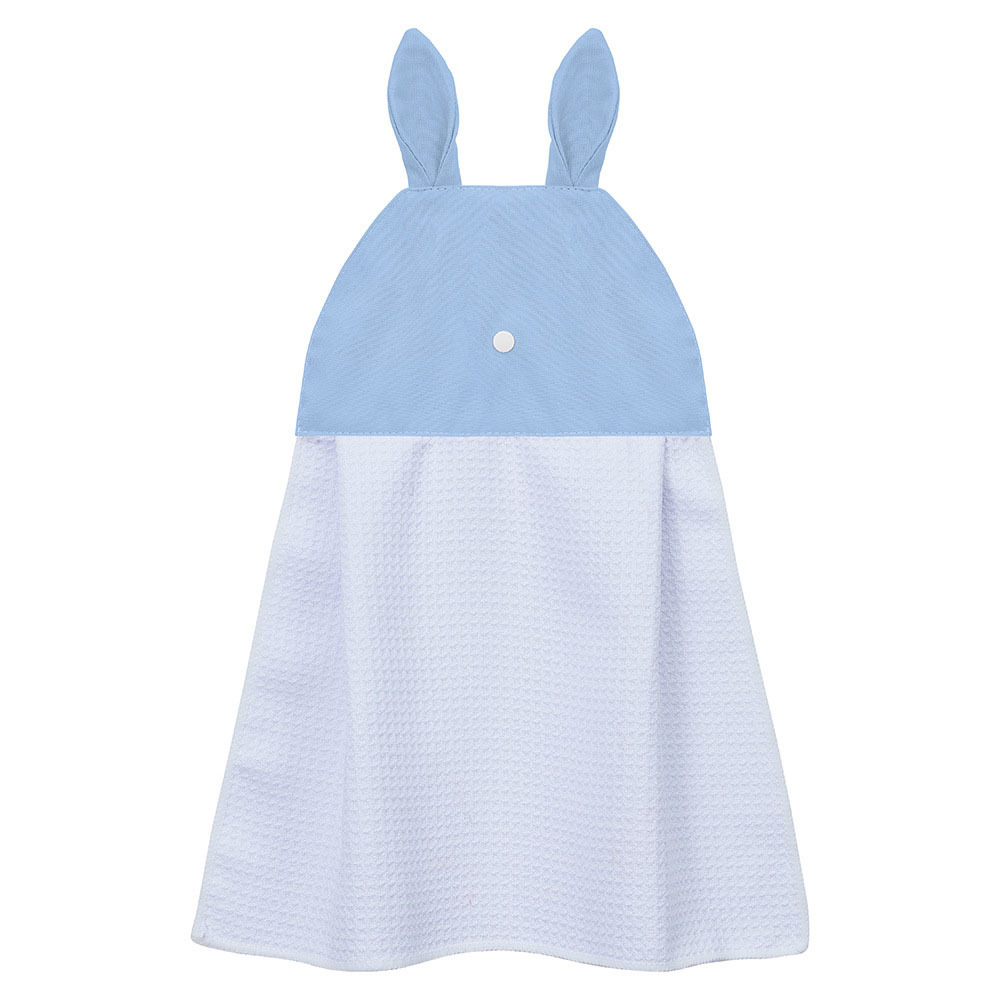 DIY Sublimation Waffle Towel Hand Towel Blanks for Kitchen - Rabbit Shape Multi-Purpose Heat Transfer Dish Towel