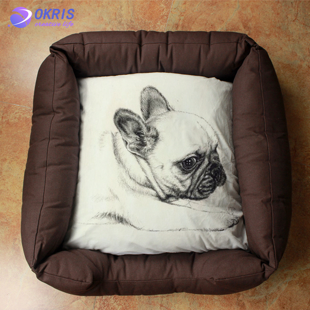 Custom Soft Blank Sublimation Oxford Cloth Pet Bed