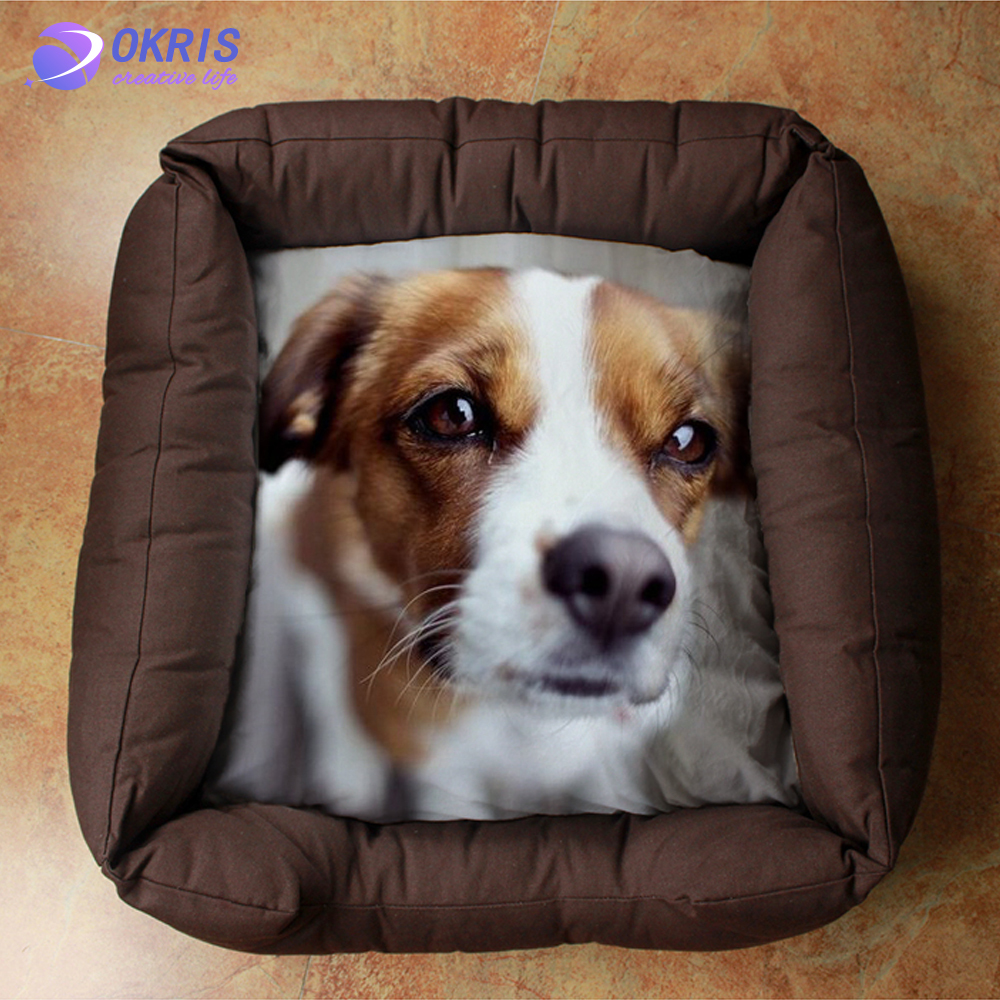 Custom Soft Blank Sublimation Oxford Cloth Pet Bed