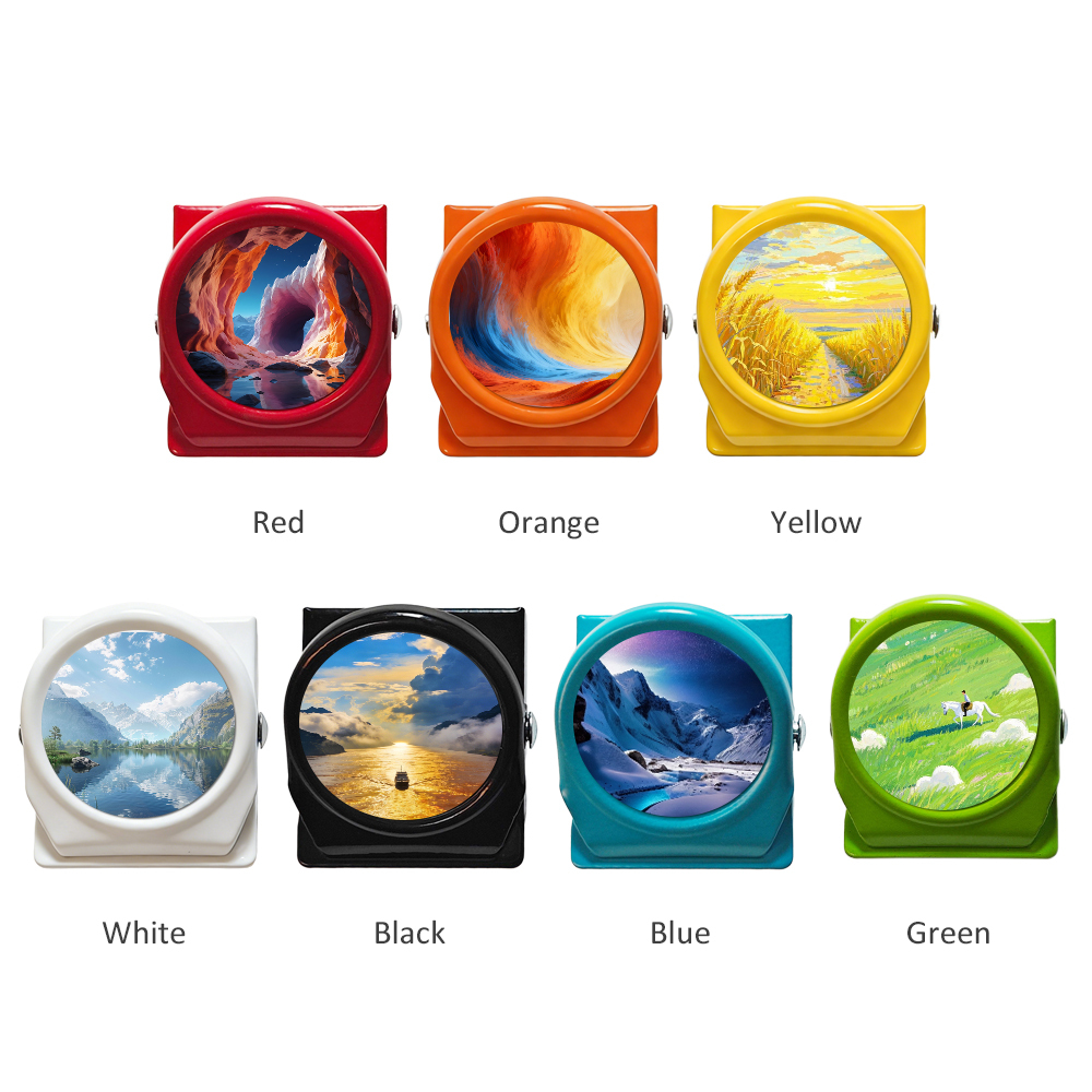 Customizable Sublimation Fridge Magnet Clip Blank - DIY Magnetic Clip for Whiteboard, Blackboard & Home Office with 7 Color Options