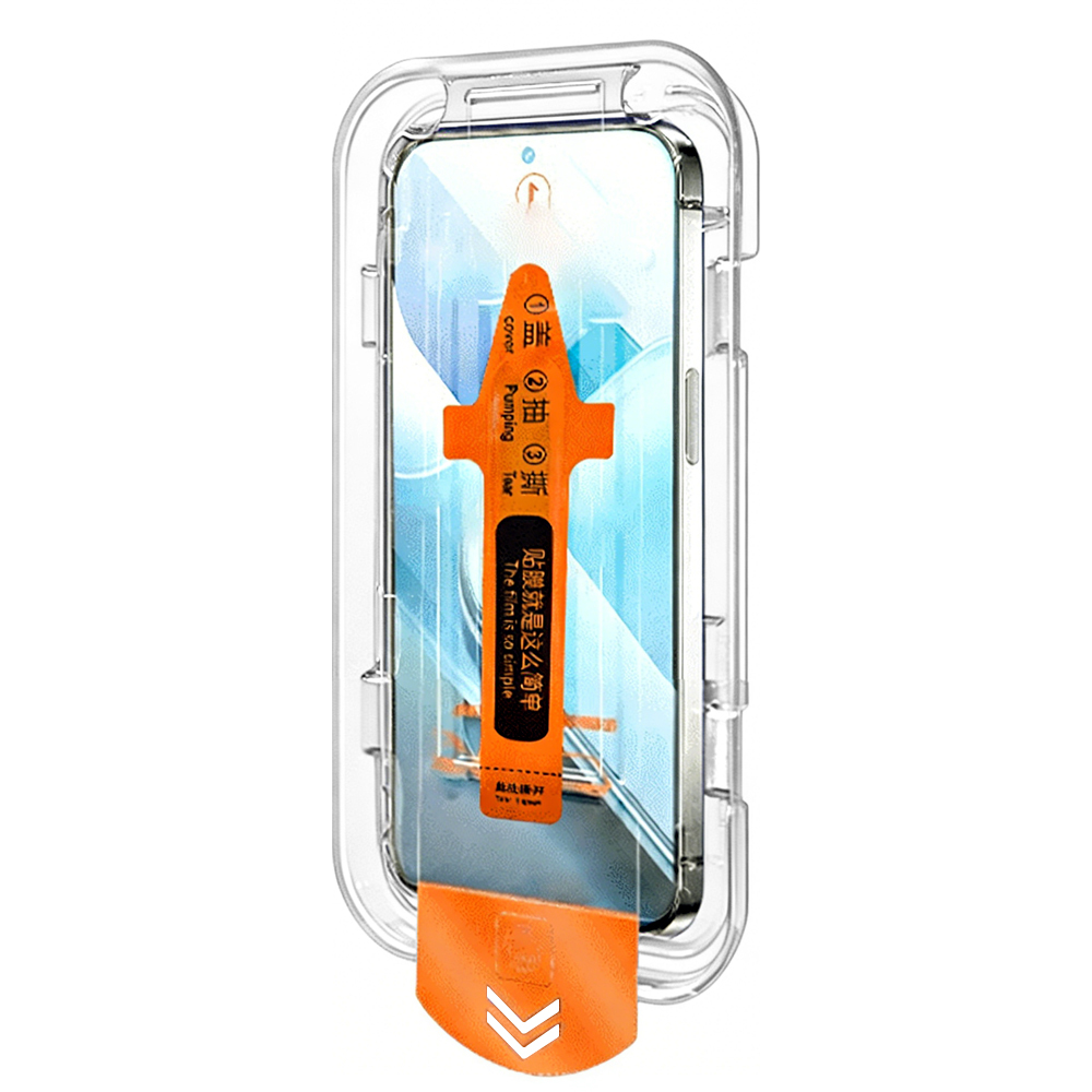 Premium Easy Installation Screen Protector - HD Clear & Anti-Spy with Dust-Free Alignment Kit