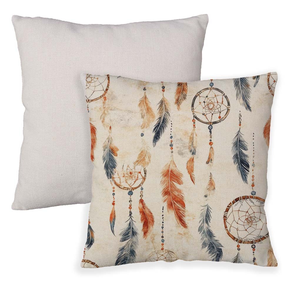 Custom Sublimation Pillow Case Blanks DIY Durable & Washable Cotton Linen Cushion Case for Home Supplies/Sofa Decor